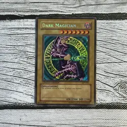 YUGIOH Dark Magician BPT-001 Secret Rare Limited Edition 2002 Tin Promo - LP - Image 1