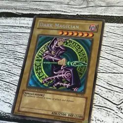 YUGIOH Dark Magician BPT-001 Secret Rare Limited Edition 2002 Tin Promo - LP - Image 3