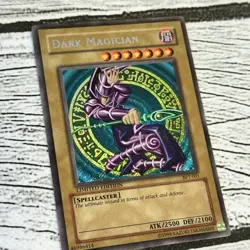 YUGIOH Dark Magician BPT-001 Secret Rare Limited Edition 2002 Tin Promo - LP - Image 4