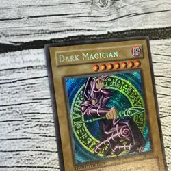 YUGIOH Dark Magician BPT-001 Secret Rare Limited Edition 2002 Tin Promo - LP - Image 5