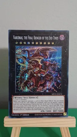 Yugioh Varudras The Final Bringer Of The End Times MP25-EN070 Prismatic Secret - Image 3
