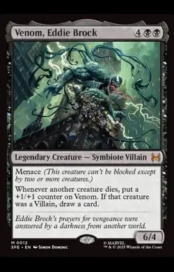 Marvel's Spider-Man: Eternal-Legal Venom Eddie Brock NM Regular MTG Card - Image 1
