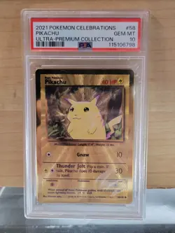 Pikachu - (Celebrations Metal Card) 058/102 - PSA 10 - Image 1