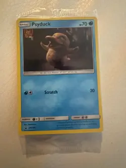 Pokemon TCG Psyduck SM199 Holo pokemon Rare M Card In-Store Ever Promo, Sealed - Image 1