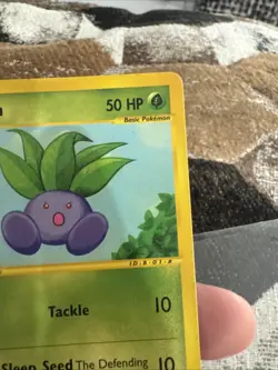 Pokemon TCG Oddish Expedition Card 122/165 Regular Common - Image 2