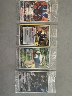 Pokemon TCG Promo Card Lot 4 Cards all in original packaging NM. - Image 2