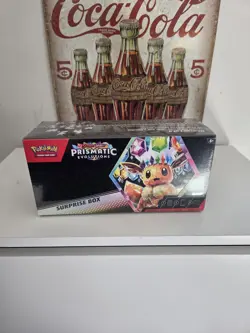 Pokemon TCG Scarlet & Violet Prismatic Evolutions Surprise Box Card Game New NIB - Image 1