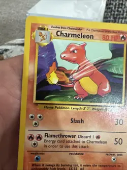 Charmeleon 24/102 Base Set Unlimited WOTC 1999 Pokemon Card - Image 3