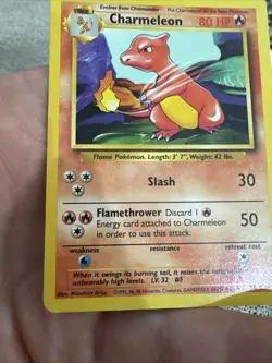 Charmeleon 24/102 Base Set Unlimited WOTC 1999 Pokemon Card - Image 4