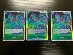 3x EB02-011 Arlong SR One Piece Card Game TCG - Image 2