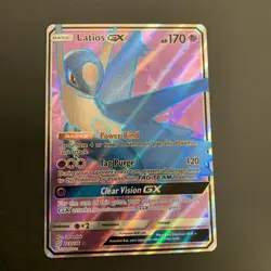 Pokemon Latios GX TCG Unified Minds Holo Card 223/236 Full Art Ultra Rare MINTY - Image 1