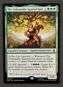 The Unbeatable Squirrel Girl Rare Marvel Super Heroes 193 MTG Near Mint 2026 - Image 1