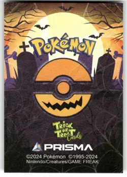 Lampent #58- Cracked Ice Holo - Prisma Trick or Treat Cards - Pokemon - Image 2