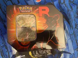 2025 Pokemon Trading Card Game Destined Rivals Team Rocket Tin Persian SEALED - Image 1