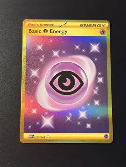 2023 Pokemon Scarlet & Violet Secret Rare Basic Psychic Energy #207/165 - Image 1
