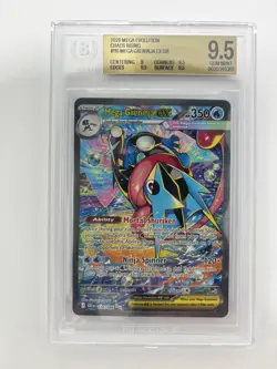 2026 POKEMON CHAOS RISING SPECIAL ILLUSTRATION RARE 116 MEGA GRENINJA EX BGS 9.5 - Image 1
