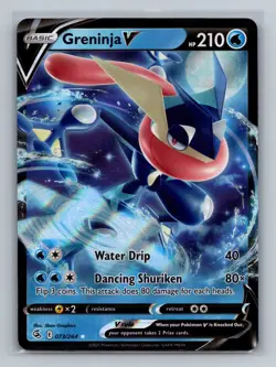 Greninja V 073/264 Pokemon TCG Ultra Rare SWSH08: Fusion Strike Near Mint - Image 1
