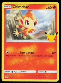 Chimchar 012/025 Promo McDonald's 25th Anniversary Promos Pokemon Near Mint - Image 1