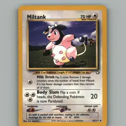 Miltank 41/111 Uncommon Neo Genesis Pokemon Unlimited Moderately Played - Image 1