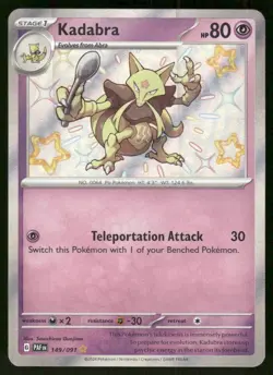 Pokemon Tcg Kadabra #149 Pokemon Paldean Fates NM - Image 1