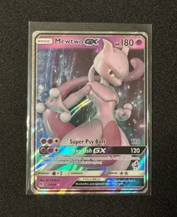 Pokemon TCG Mewtwo GX 31/68 Hidden Fates Ultra Rare Holo English - Image 1
