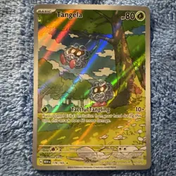 Pokemon Tangela 178/165 Illustration Rare Holo 80 HP Sv: Scarlet & Violet 151 M - Image 2