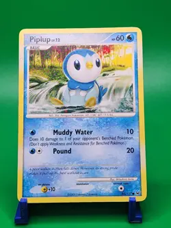 Pokemon TCG Piplup 85/127 Platinum LP - Image 1