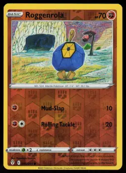 Roggenrola 086/203 Common Evolving Skies Pokemon Reverse Holo Lightly Played - Image 1