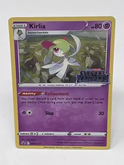 Kirlia SWSH271 Silver Tempest Prerelease Black Star Promo - Image 1