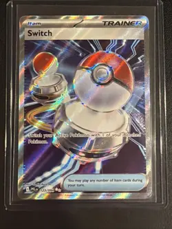 Switch 123/094 Ultra Rare ME02: Phantasmal Flames Holo NM Pokemon TCG - Image 1