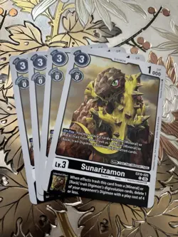 Digimon Card Game Playset Sunarizamon EX10-025 C Sinister Order - Image 1