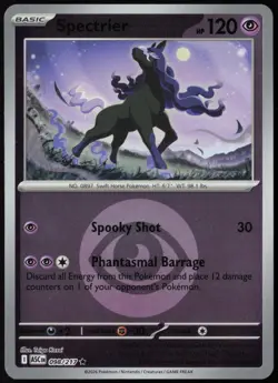 Spectrier (Energy Symbol) 098/217 Ascended Heroes Reverse Holo Pokemon NM - Image 1