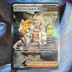 Pokemon Professor Sada's Vitality 256/182 Paradox Rift Mint Illustration Rare - Image 1
