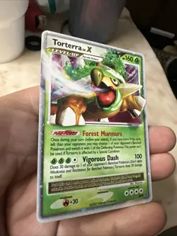 Torterra LV.X DP09 LP Promo DP Black Star Promos 2007 Pokemon TCG - Image 2