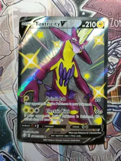 Toxtricity V SV112/SV122 Shining Fates Shiny Vault Full Art Holo Pokemon 2021 NM - Image 1