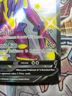 Toxtricity V SV112/SV122 Shining Fates Shiny Vault Full Art Holo Pokemon 2021 NM - Image 2