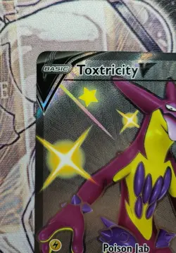 Toxtricity V SV112/SV122 Shining Fates Shiny Vault Full Art Holo Pokemon 2021 NM - Image 4
