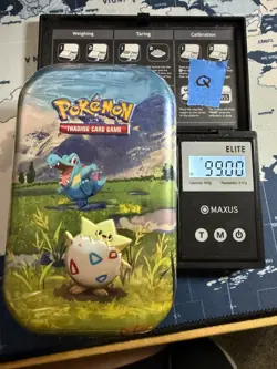 Ascended Heroes Mini Tin 99g weighed Sealed Pokemon - Image 1