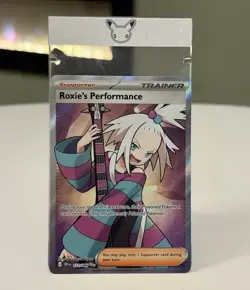 Pokemon TCG Roxie's Performance 112/086 Ultra Rare Full Art Chaos Rising - Image 1