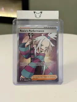Pokemon TCG Roxie's Performance 112/086 Ultra Rare Full Art Chaos Rising - Image 3