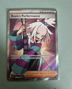 Pokemon TCG Chaos Rising Roxie's Performance 112/086 Full Art Holo Ultra Rare - Image 1