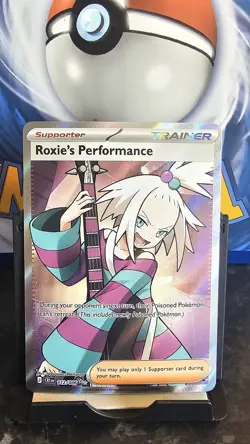 Pokemon TCG Roxie's Performance 112/086 Ultra Rare Chaos Rising - Image 1