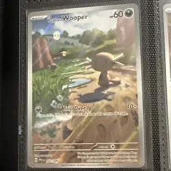Paldean Wooper Illustration Rare ME02: Phantasmal Flames 102/094 Pokemon Card NM - Image 1