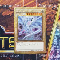 1x Blue-Eyes White Dragon - Gold Secret Rare - MVP1-ENGV4 - Limited Edition - LP - Image 1