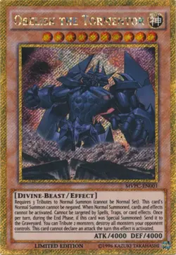 Obelisk The Tormentor - MVPC-EN001 - Gold Super Rare (MISPRINT) - Dark Side Of D - Image 1