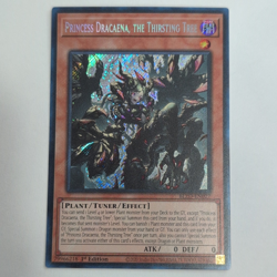 Konami Yu-Gi-Oh! Princess Dracaena, the Thirsting Tree BLZD-EN027 Secret 1st - Image 1