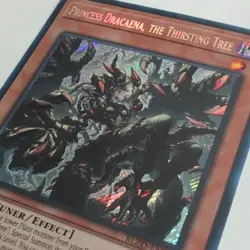 Konami Yu-Gi-Oh! Princess Dracaena, the Thirsting Tree BLZD-EN027 Secret 1st - Image 3