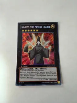 Yugioh - Norito the Moral Leader - Secret - 1st - NUMH-EN039 - NM - Image 1