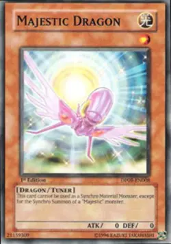 Majestic Dragon - DP09-EN008 - Common - Unlimited Edition - Moderately Played - Image 1