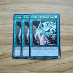 Return Of The Dragon lords 3x - Ultra Rare / Holo - Full Playset - RA03-EN060 - Image 1